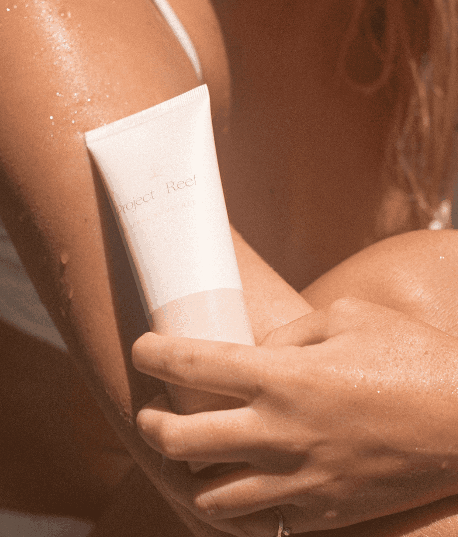SPF 50 broad spectrum and mineral based sunscreen from Project Reef