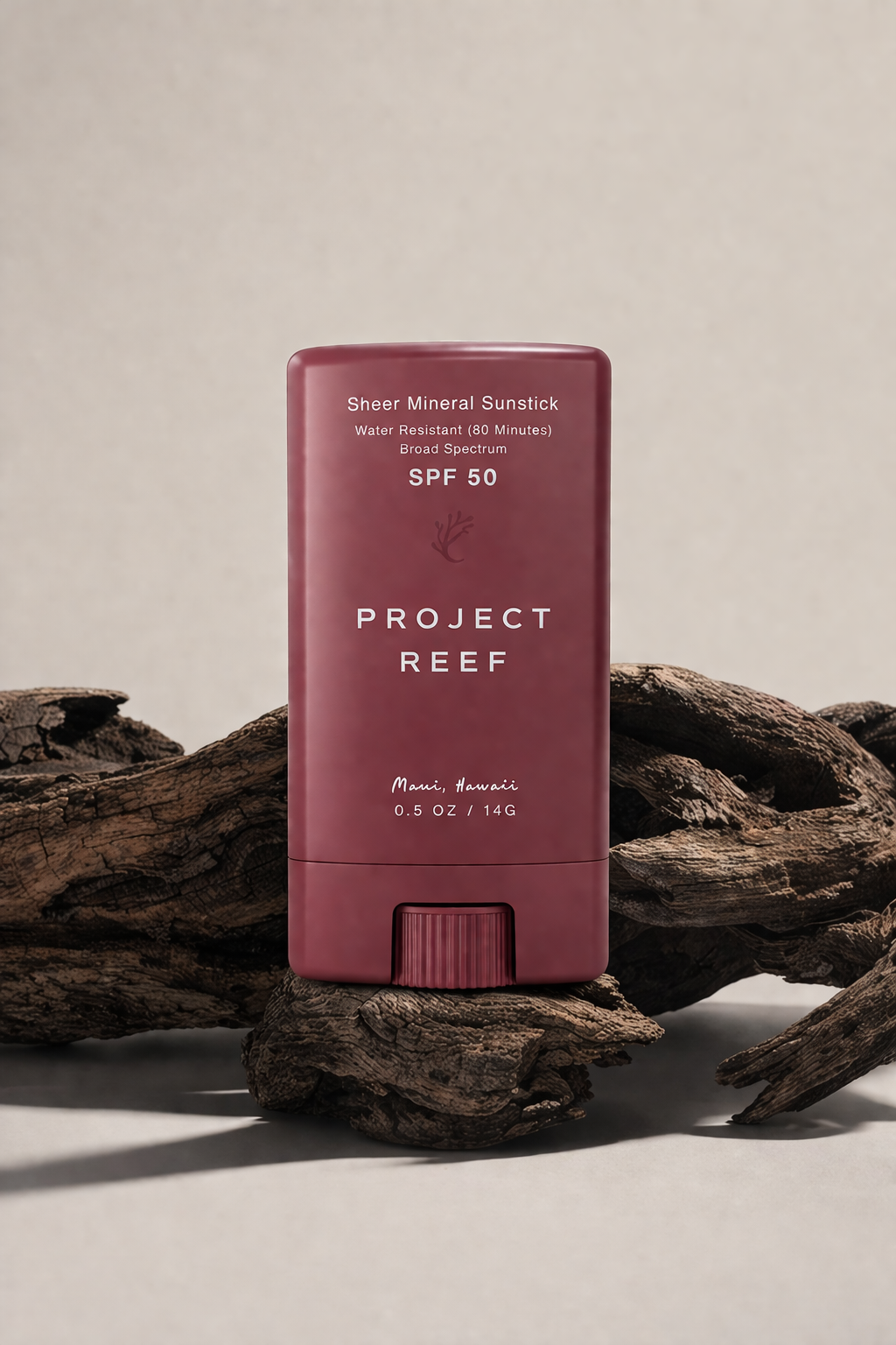 Project Reef SPF 50 sunstick  - reef safe sunscreen stick