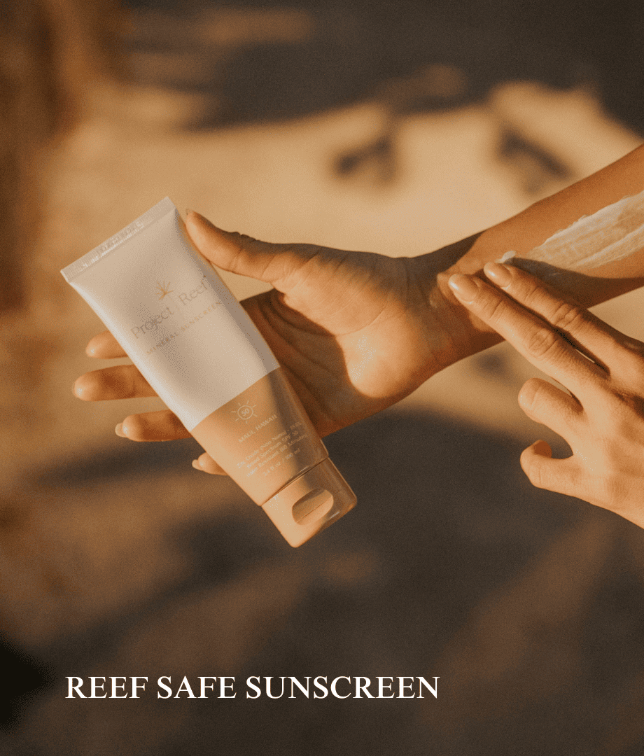 Reef safe sunscreen by Project Reef