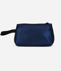 Waterproof Blue pouch with a strap on a white background