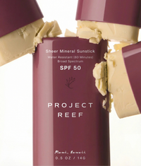 Sheer Mineral Sunstick with SPF 50 by Project Reef 