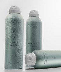 Three bottles of Project Reef aloe cooling mist 