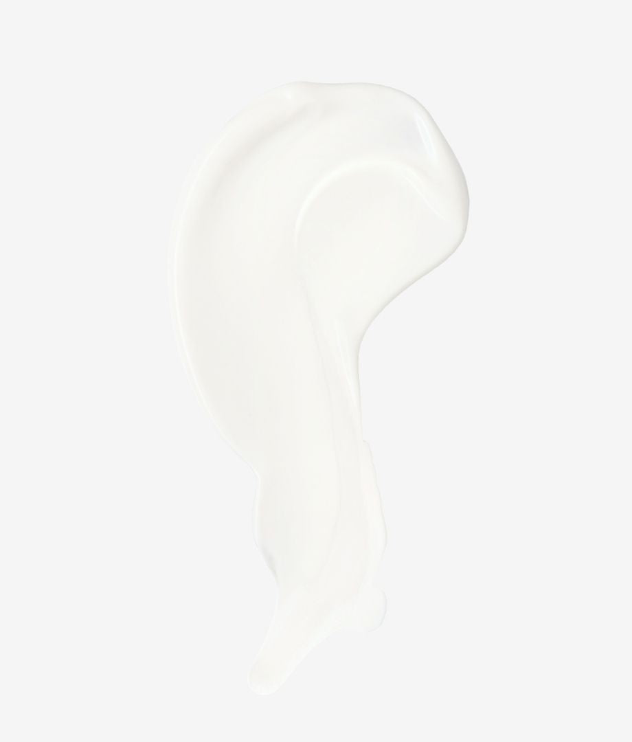 SPF 30 mineral sunscreen lotion smear.