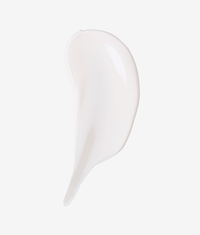 White smear of mineral sunscreen cream.
